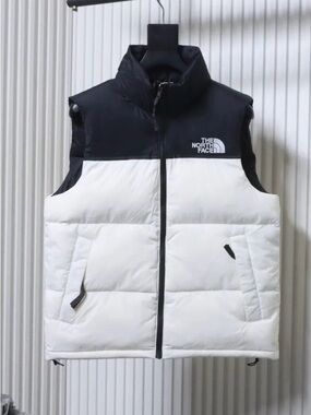 The North Face Black & White Puffer Vest
